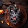 Halloween Pumpkin Dragon Head Ceramic Electric LED Fountain Incense Backflow Burner
