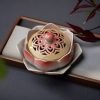Handcrafted Blossoming Lotus Shape Ceramic Cone Incense Burner Holder