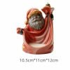 Handcrafted Red and Brown Christmas Santa Claus Incense Burner | Lulu Incense