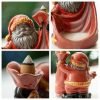 Handcrafted Red and Brown Christmas Santa Claus Incense Burner | Lulu Incense