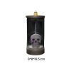 Handmade Ceramic Halloween Yellow Pumpkin Shaped Smoke Backflow Incense Cone Burner | Lulu Incense