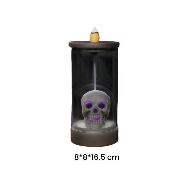 Handmade Ceramic Halloween Yellow Pumpkin Shaped Smoke Backflow Incense Cone Burner Handmade Ceramic Halloween Yellow Pumpkin Shaped Smoke Backflow Incense Cone Burner | Lulu Incense