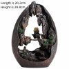 Large Buddha Integrated Unique Chinese Waterfall Backflow Incense Burner | Lulu Incense