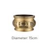 Large Buddha Zen Scriptures Antique Buddha-Like Brass Incense Burner Holder | Lulu Incense