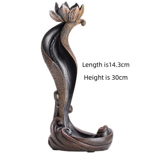 Unique Large Vintage Lotus Smoke Backflow and Waterfall Incense Burner for Sale | Lulu Incense