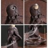 Resin Ghost Pumpkin Shaped Backflow Incense Burner for Halloween Holiday | Lulu Incense