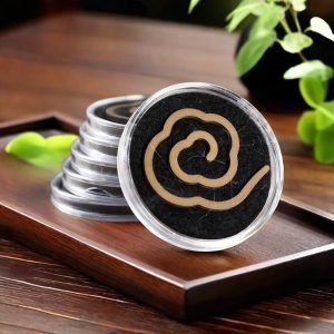 Mini Cloud Shaped Chinese Agarwood Spiral Coil Incense 6 Pieces Sample