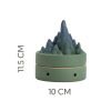 Japanese Style Vintage Mountain Landscape Shape Cone Incense Burner Holder | Lulu Incense