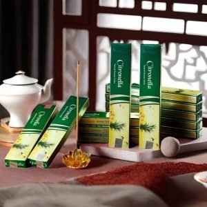 Natural Hand Rolled Citronella Repellent Incense Mosquito Stick for Home