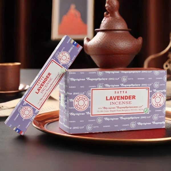 Natural Premium Hand Rolled Lavender Fragrance Indian Incense Sticks for Home Air Purifier