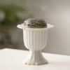 Pedestal Flower Rim Ceramic Incense Cone Burner Holder for Sale | Lulu Incense