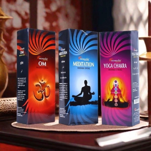 Premium Hand Rolled Yoga Chakra and Mediation Indian Incense Fragrance Sticks