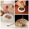 Bamboo Leaf Theme Crystal Jade Cone Incense Burner Bowl Holder with Golden Lid | Lulu Incense