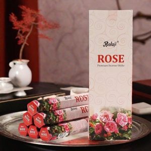 Premium Natural Rose Scented Incense Sticks for Home Fragrance
