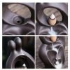 Blue and Brown Heart Shaped Valentine's Day Waterfall Backflow Incense Burning Holder | Lulu Incense