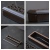 Hollowed Coffin Box Rectangular Ceramic Stick Incense Burner Holder | Lulu Incense