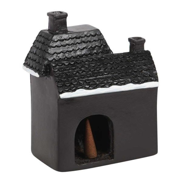 Halloween Smoking Black Crow Resin Incense Burner Holder for Cones | Lulu Incense