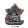 Ceramic Santa Claus and Snowman Christmas Star Shaped Incense Burner | Lulu Incense