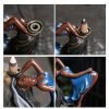 Blue and Brown Heart Shaped Valentine's Day Waterfall Backflow Incense Burning Holder