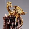 Vintage Purple Clay Dragon Castle Backflow Waterfall Incense Burning Holder | Lulu Incense