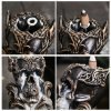 Resin Ghost Pumpkin Shaped Backflow Incense Burner for Halloween Holiday | Lulu Incense