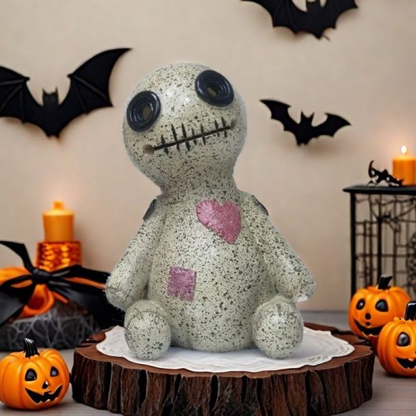 Resin Voodoo Doll Cone Incense Burner Holder for Halloween Holiday