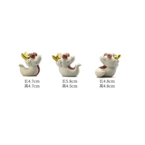 Ceramic Elegant Blue and Golden Sleeping Dragon Stick Incense Burner | Lulu Incense