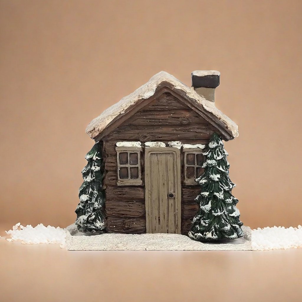 Snowy Winter Smoking Chimney Incense Log Cabin Burner for Sale Snowy Winter Smoking Chimney Incense Log Cabin Burner for Sale