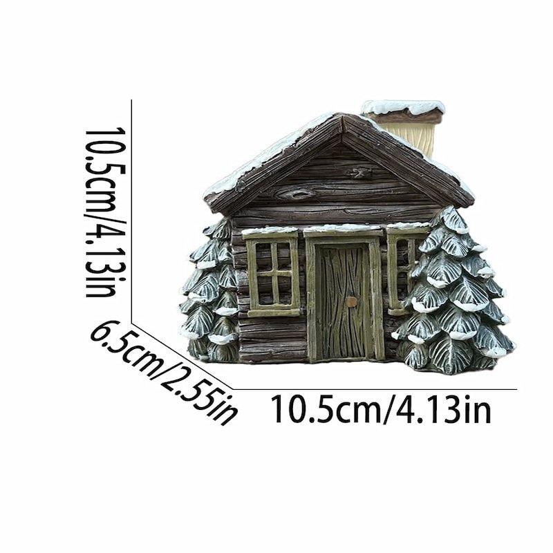 Snowy Winter Smoking Chimney Incense Log Cabin Burner For Sale Snowy Winter Smoking Chimney Incense Log Cabin Burner for Sale | Lulu Incense