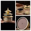 Temple of Heaven Shaped Chinese Brass Incense Burner Antique | Lulu Incense