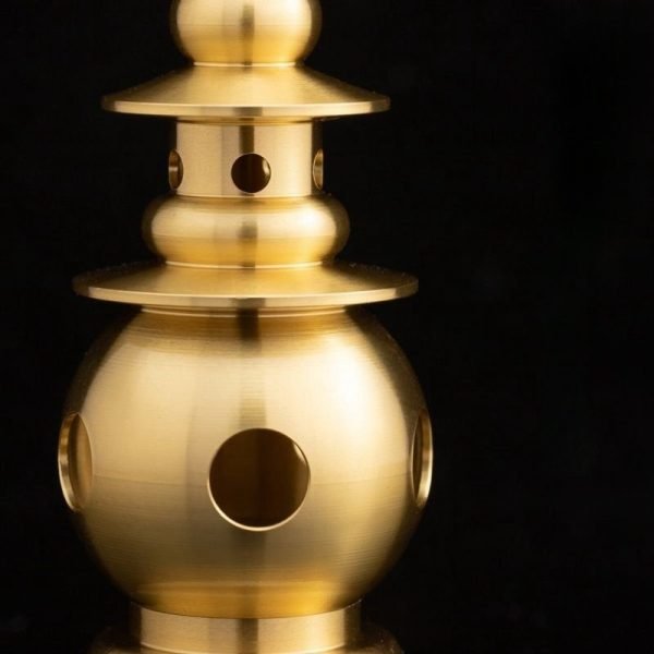 Tower Shaped Antique Chinese Brass Bronze Incense Burner for Sale | Lulu Incense