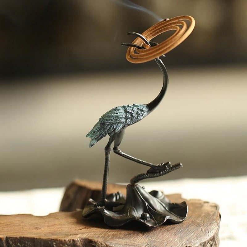 Antique Ceramic Frog With Lotus Leaf Incense Burning Holder For Sticks Antique Ceramic Frog with Lotus Leaf Incense Burning Holder for Sticks | Lulu Incense