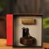 Traditional Hand Carved Mountain and Bridge Japanese Antique Brass Incense Burner | Lulu Incense