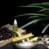 Unique Japanese Style Bamboo Vintage Backflow and Waterfall Fountain Incense Burner