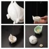 Unique Porcelain Lotus Flower Shaped Stick Incense Burner Holder Premium | Lulu Incense