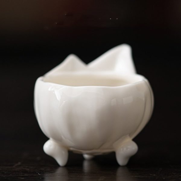 Unique Porcelain Lotus Flower Shaped Stick Incense Burner Holder Premium | Lulu Incense