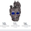 Red Monkey King Purple Clay and Wooden Foundation Incense Waterfall Burner with LED Light | Lulu Incense