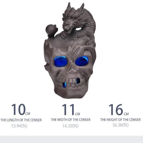 Red Monkey King Purple Clay and Wooden Foundation Incense Waterfall Burner with LED Light | Lulu Incense