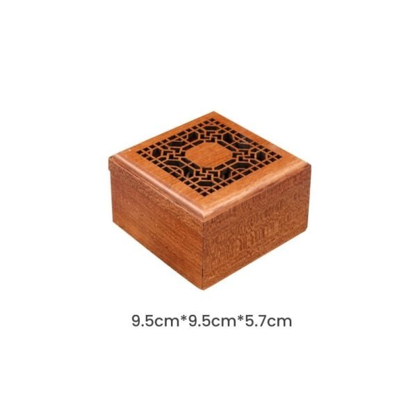 Chinese Antique Song dynasty Fan Shaped Wooden Incense Cone Holder | Lulu Incense