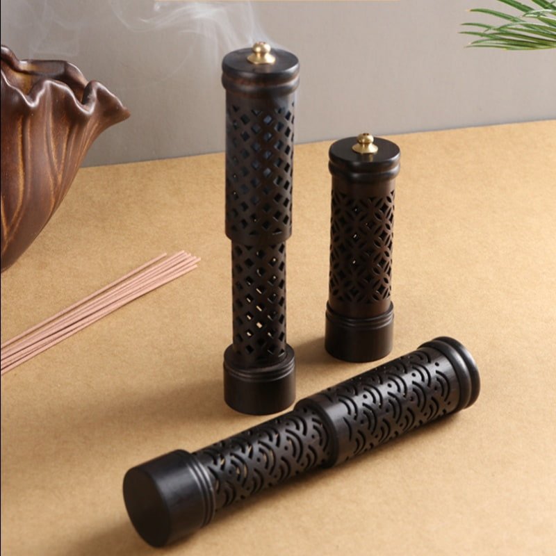 Best African Blackwood Lotus Seedpod Shaped Cones Incense Wood Burner Best African Blackwood Lotus Seedpod Shaped Cones Incense Wood Burner | Lulu Incense