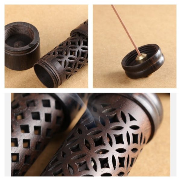 Best African Blackwood Lotus Seedpod Shaped Cones Incense Wood Burner | Lulu Incense