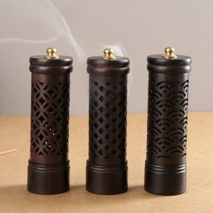 Best African Blackwood Lotus Seedpod Shaped Cones Incense Wood Burner | Lulu Incense