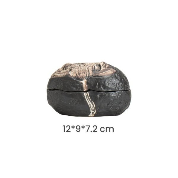 Elegant Antique Ceramic Chinese Tai Chi Incense Cone Burner