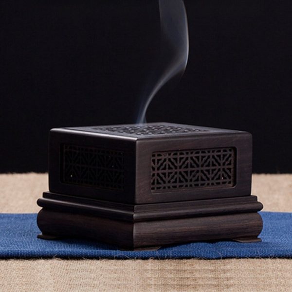 Handmade Walnut Cherry Blossom Shaped Wood Sticks Incense Burner | Lulu Incense