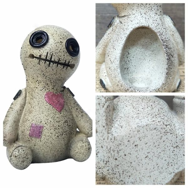 Resin Voodoo Doll Cone Incense Burner Holder for Halloween Holiday | Lulu Incense