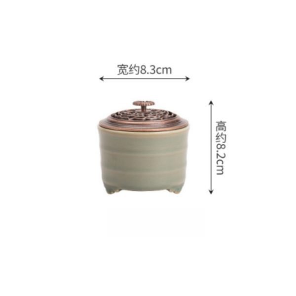 Vintage Porcelain Spiral Coil and Cone Incense Burner Holder | Lulu Incense