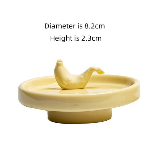 Half Curlved Koi Fish Ceramic Scent Stick Incense Burner Holder For Good Luck | Lulu Incense