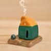 Halloween Smoking Black Crow Resin Incense Burner Holder for Cones | Lulu Incense