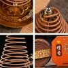 3 Boxes Osmanthus Jasmine and Sandalwood Scent Incense Coils