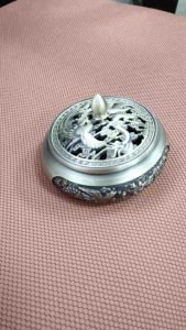 Dragon Theme Antique Chinese Tibetan Brass Incense Burner for Sale photo review